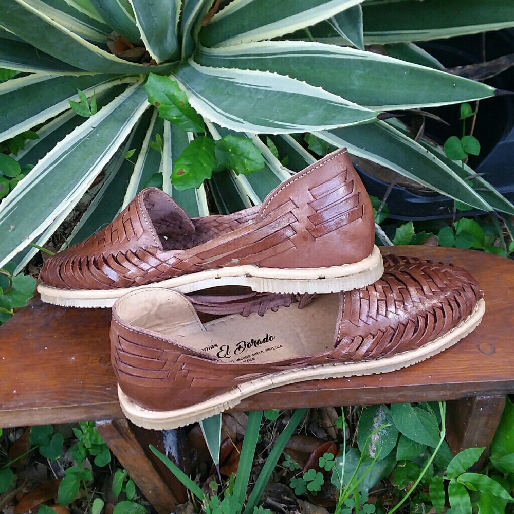 Mexican Leather Huaraches - Picture 3 of 4